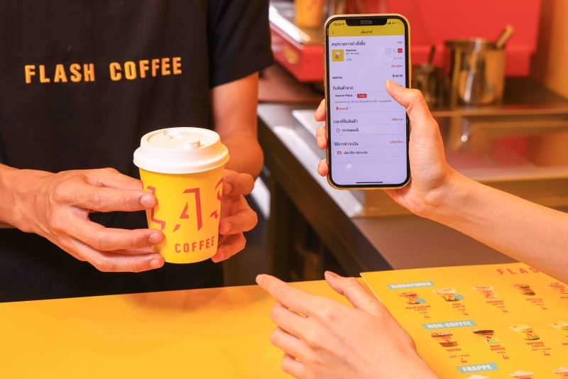Flash Coffee launches application in Thailand