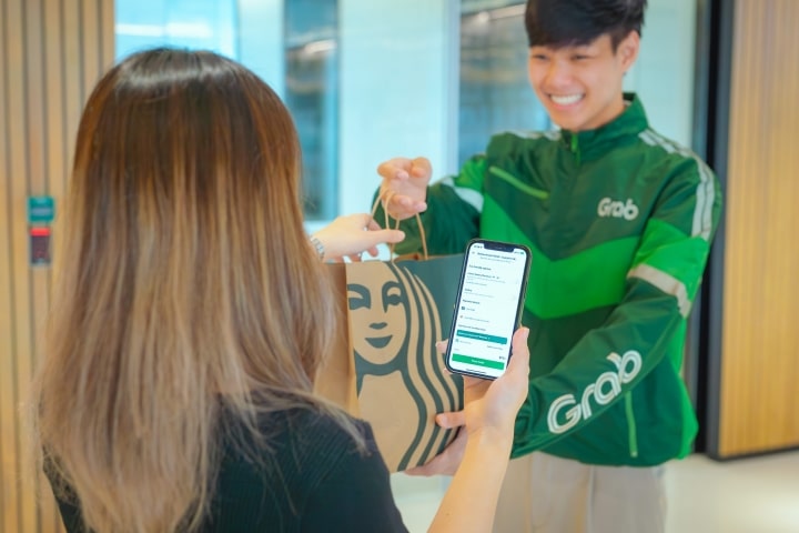 Starbucks Rewards with every grab order