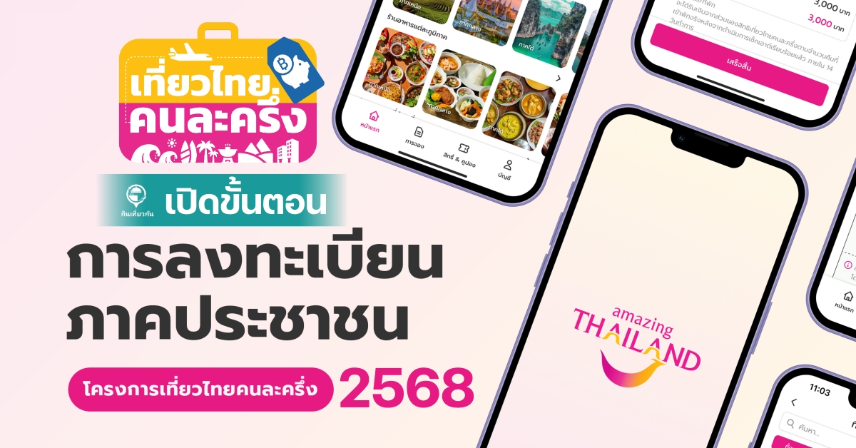 เที่ยวไทยคนละครึ่ง 2568